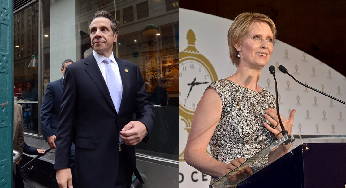 Andrew Cuomo and Cynthia Nixon Talk Legal Weed in New York Governor’s Race Debate