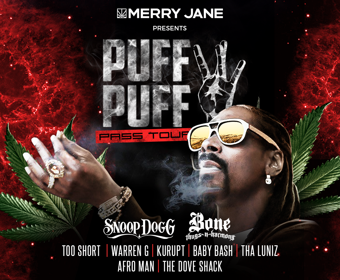Catch Snoop Dogg on the 2018 Puff Puff Pass Tour — Presented by MERRY JANE