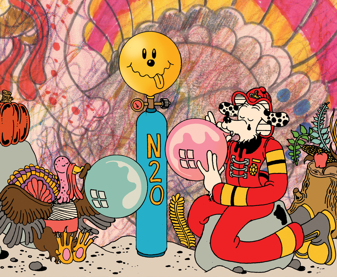 Frisbee F.D. Is Thankful for Whip-Its and Weed This Thanksgiving