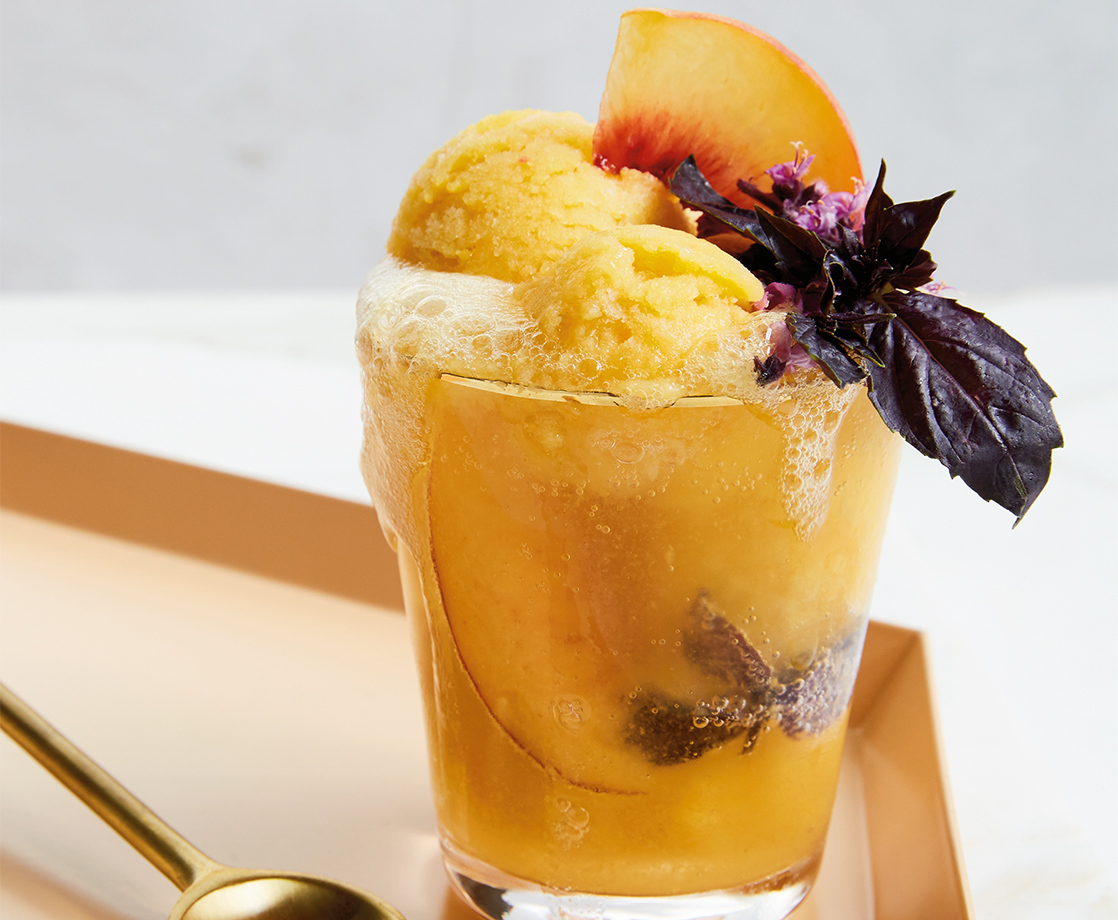Baked to Perfection: This THC Peach and Ginger Ale Float Will End Your Winter Blues