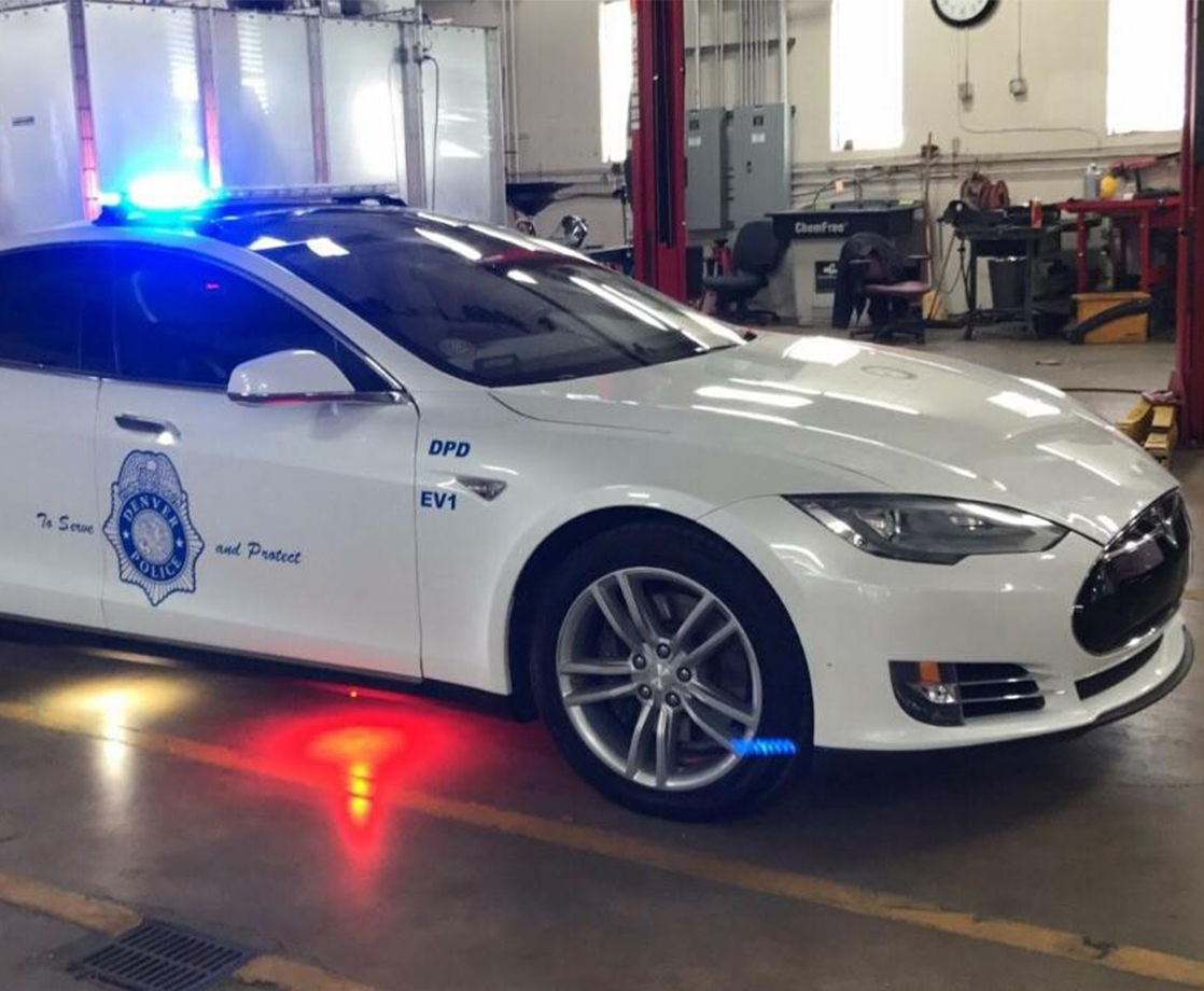 Denver Cops Are Now Cruising in a Tesla — Thanks to a Weed Bust