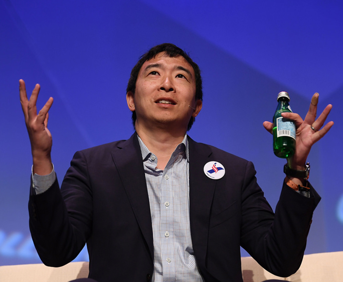 Presidential Candidate Andrew Yang Calls for Opioid Decriminalization