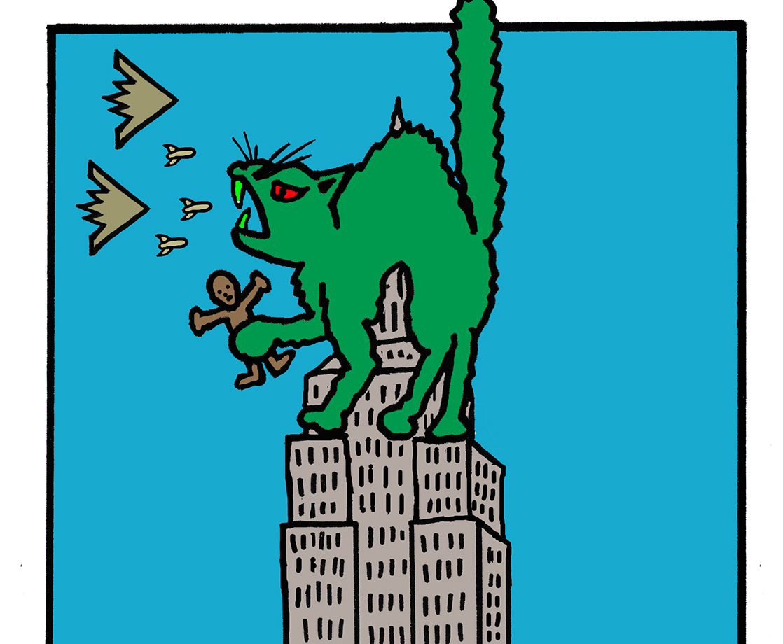 The High Life of Weed Dude Vol. 17: King Kong vs. the Canna-Cat in an NYC Brawl