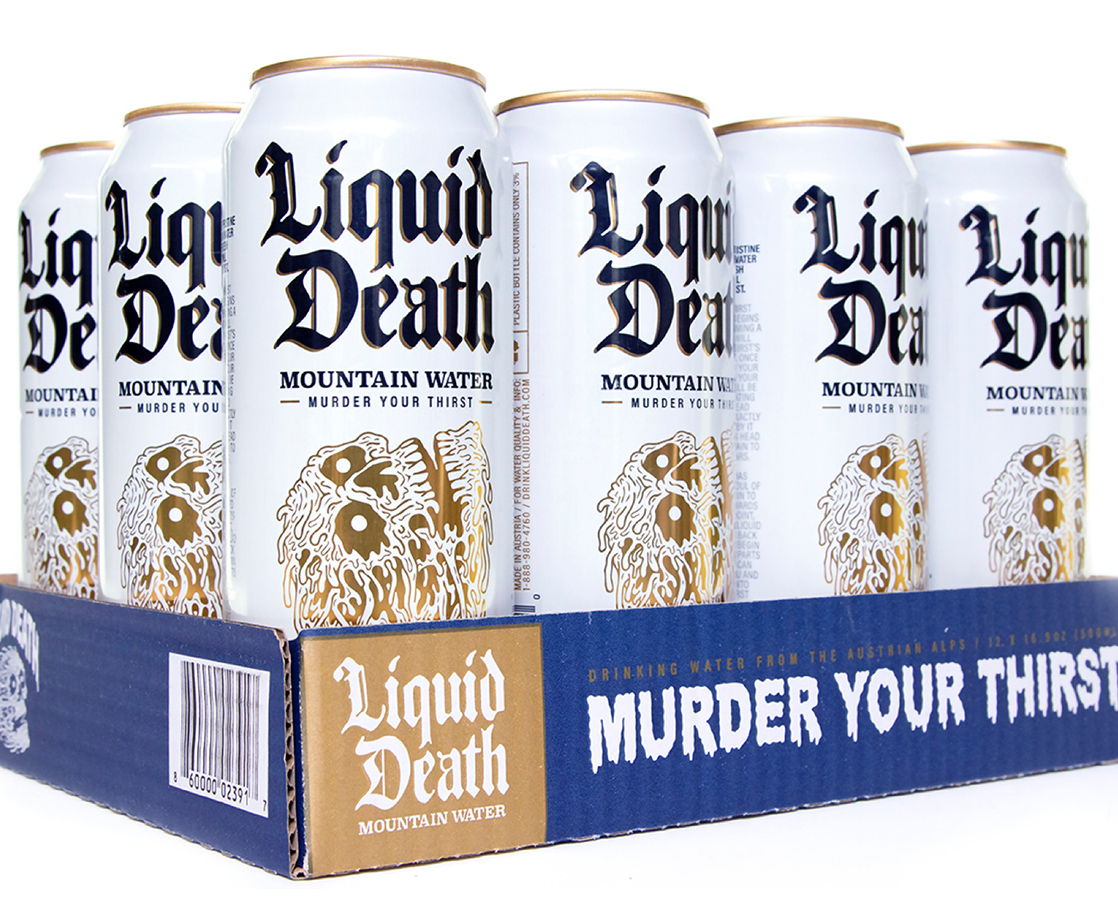 Liquid Death Is a Tallboy Water Brand That Wants to “Murder Your Thirst”