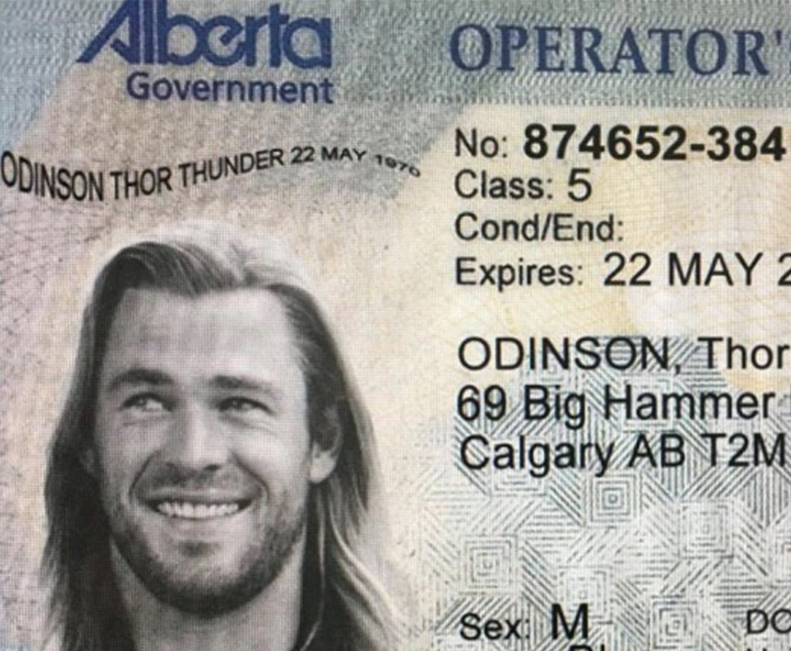 Nice Try, McLovin: Canadian Dispensary Confiscates Fake ID with Photo of Thor