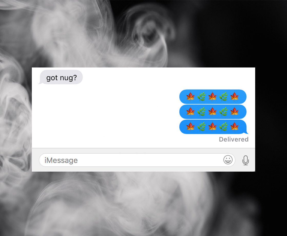 How to Properly Use Emojis to Stealth Text About Weed