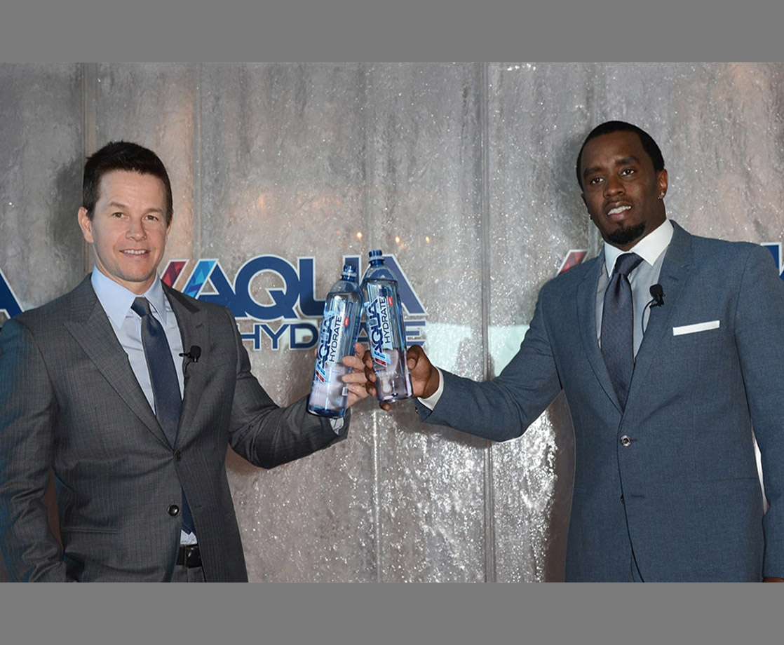 Mark Wahlberg and Diddy Are Selling CBD Fitness Water