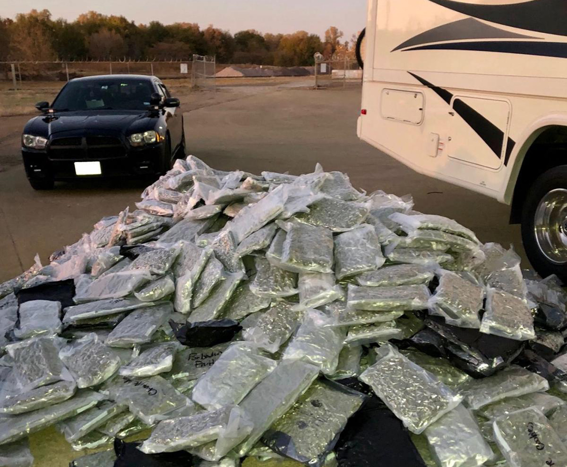 Cross-Country Drug Trafficker Busted Carrying 976 Pounds of Pot in Family RV