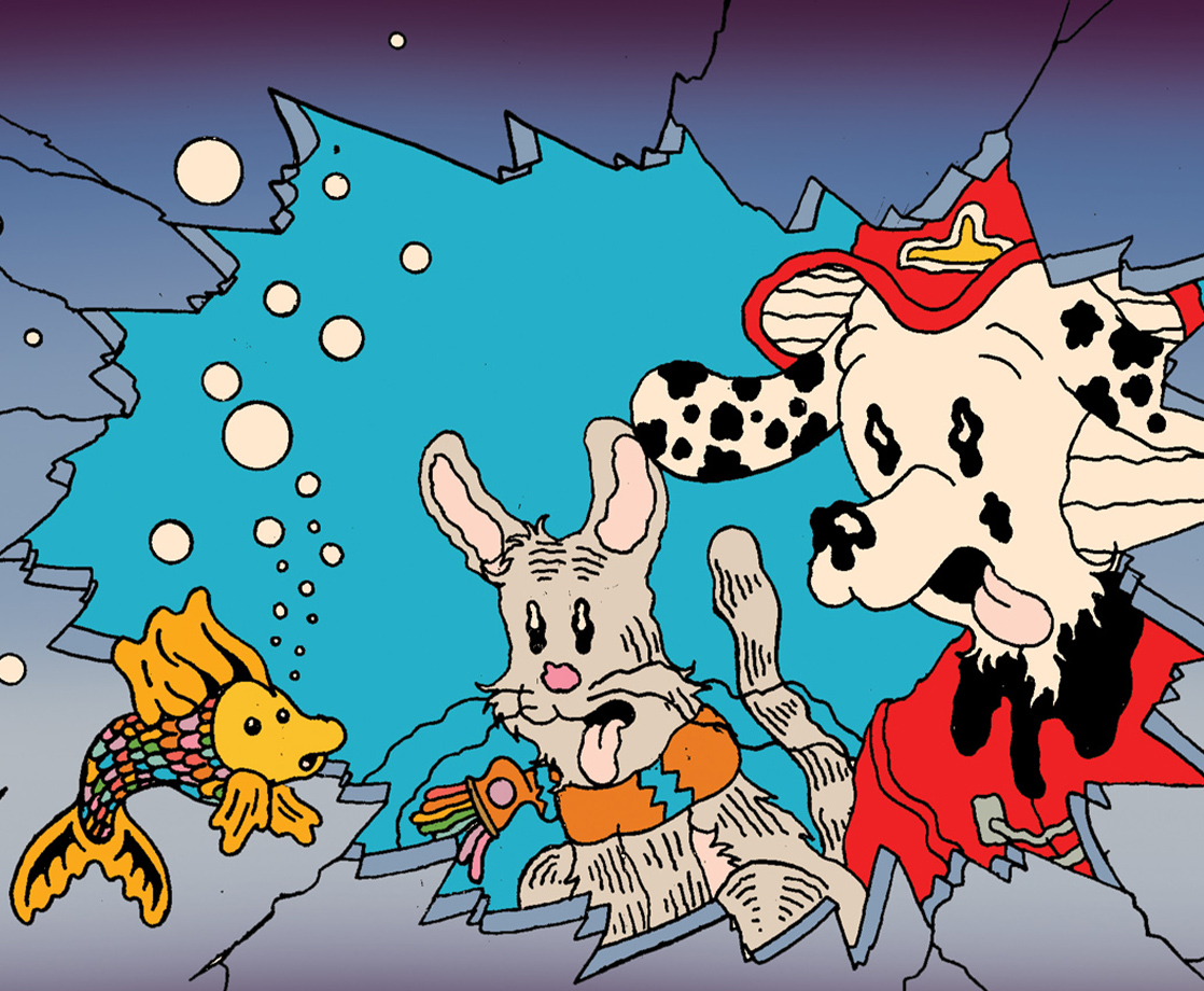 Frisbee F.D. Smokes Out a Snow Fish in This Week’s Winter Weed Comic