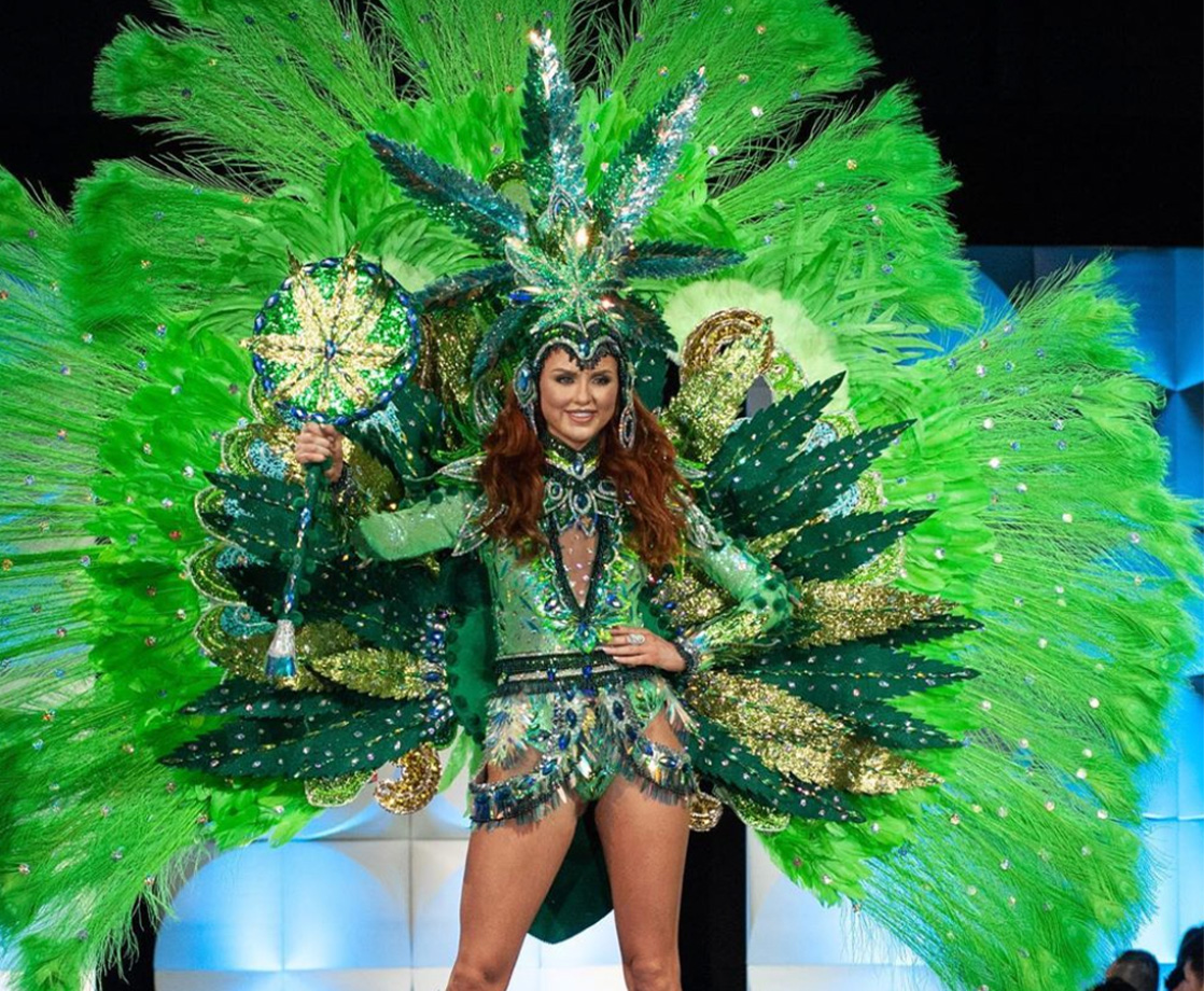 Miss Universe Canada Rocked a Weed Gown During International Beauty Pageant