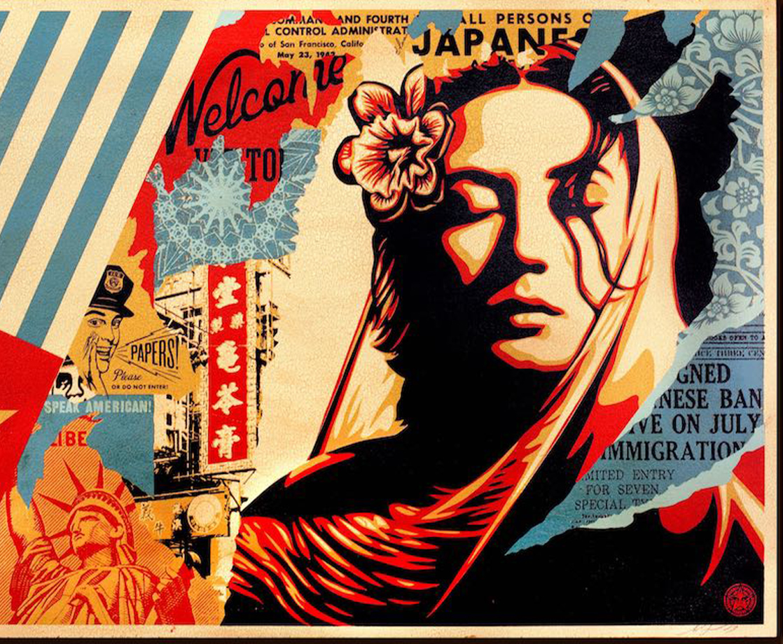 Weed Is a Refuge: Old Pal and Shepard Fairey Team Up for Immigration Art Show