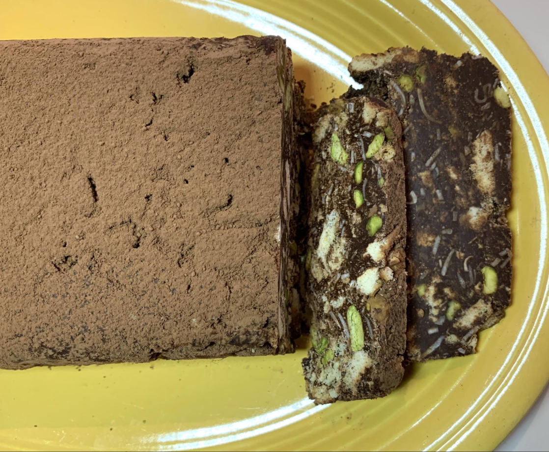 Baked to Perfection: Get Stoned Italian Style with This Chocolate Pistachio Brick Cake