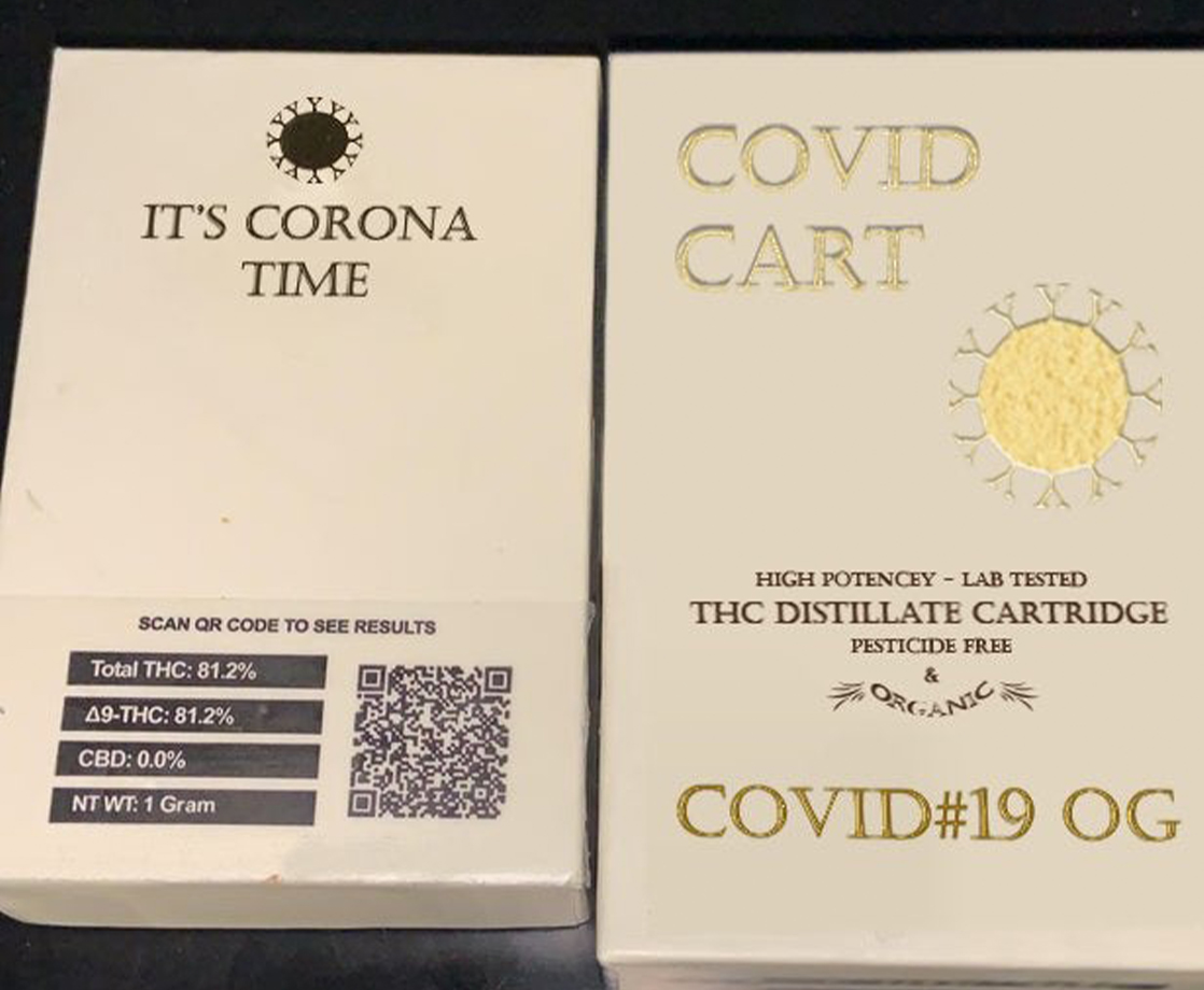 Someone Designed a Coronavirus Vape Cart, But It’s Fake as Fuck