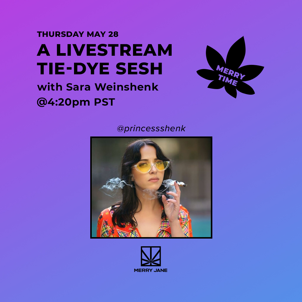 “MERRY TIME” Will Get a Tie-Dye Remix with Sara Weinshenk on IG Live Tomorrow