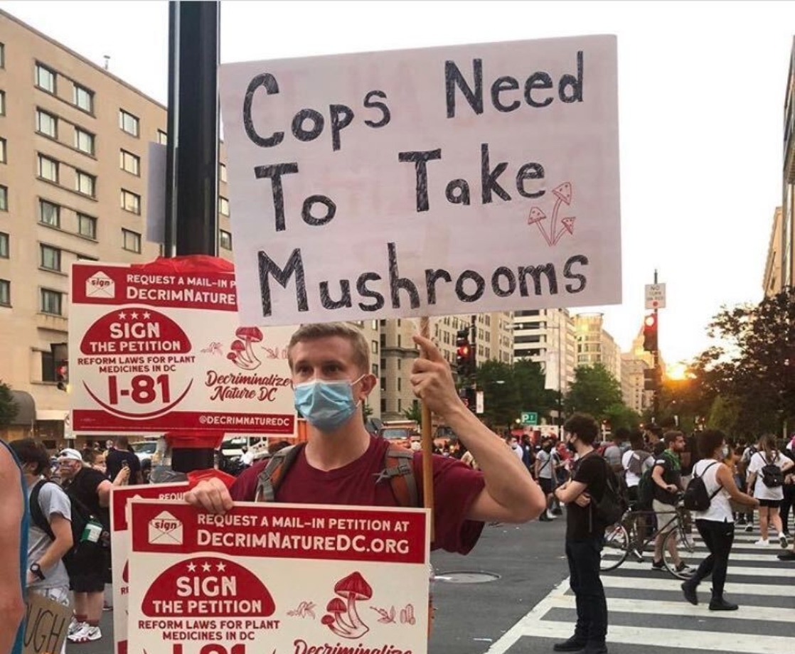 DC Collects Extra 5,000 Signatures to Decriminalize Psychedelics During Protests