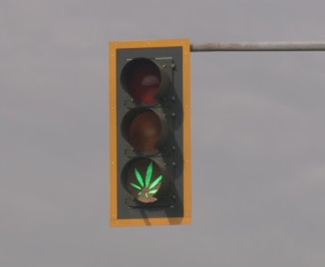 Washington Prankster Altered Green Traffic Light to Flash an Image of a Pot Leaf