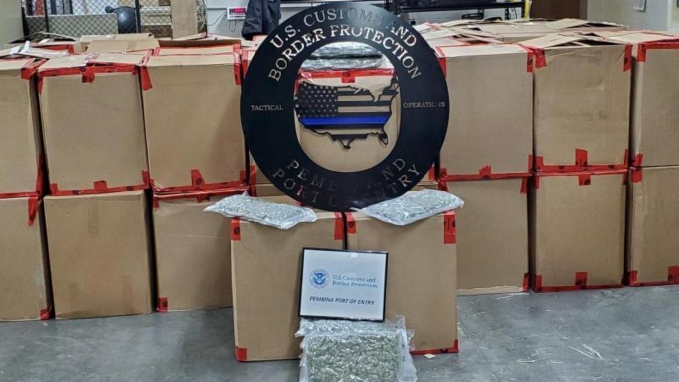Border Police Have Already Seized Over 13,000 Pounds of Weed Smuggled From Canada to US