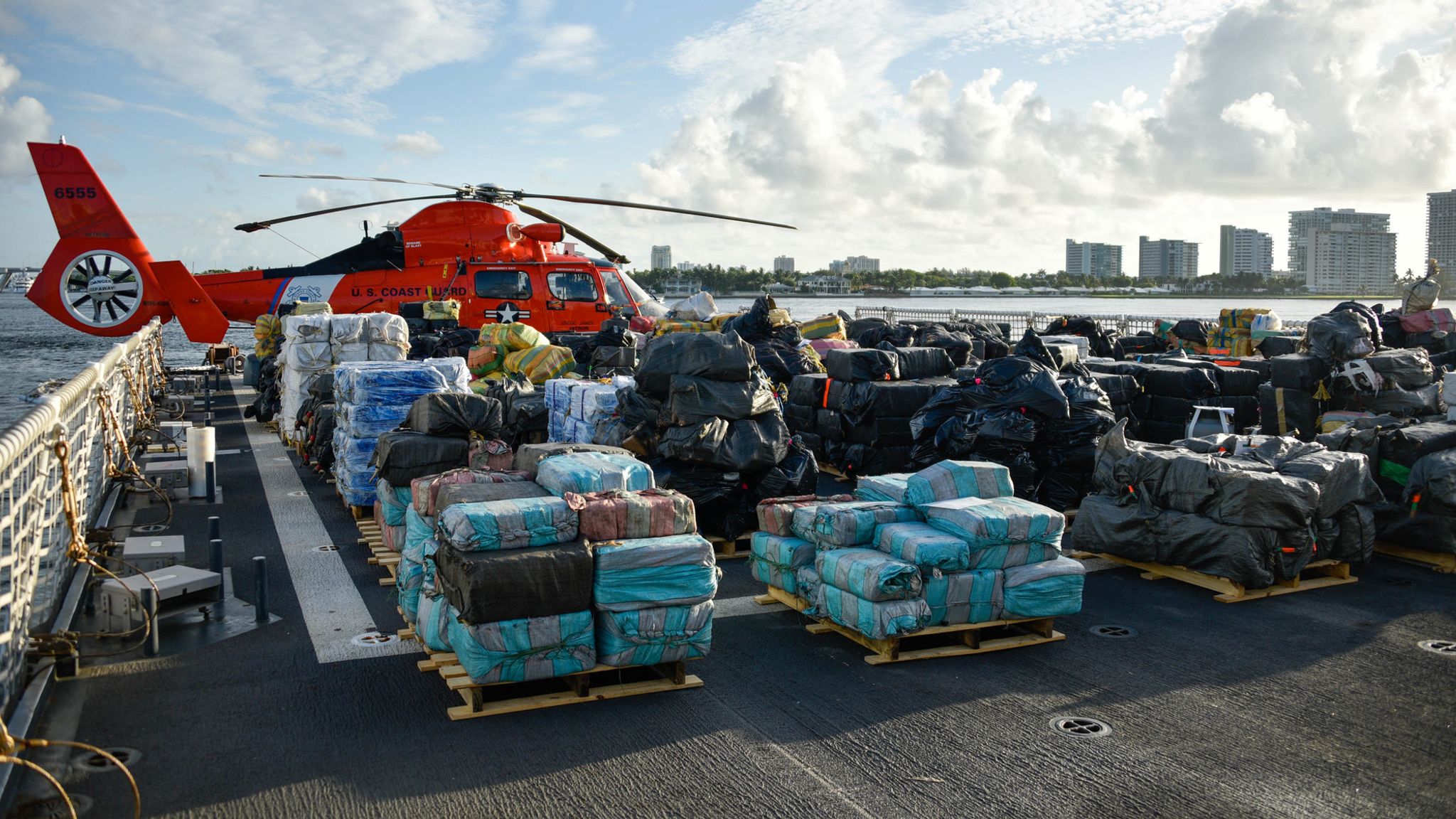 Coast Guard Just Seized a Record $1.4 Billion Worth of Cocaine and Weed in Florida