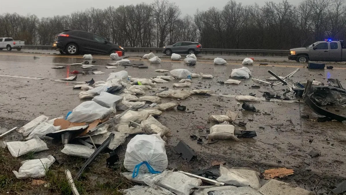 4/20 Truck Accident Leaves 500 Pounds of Weed Scattered Across Missouri Highway