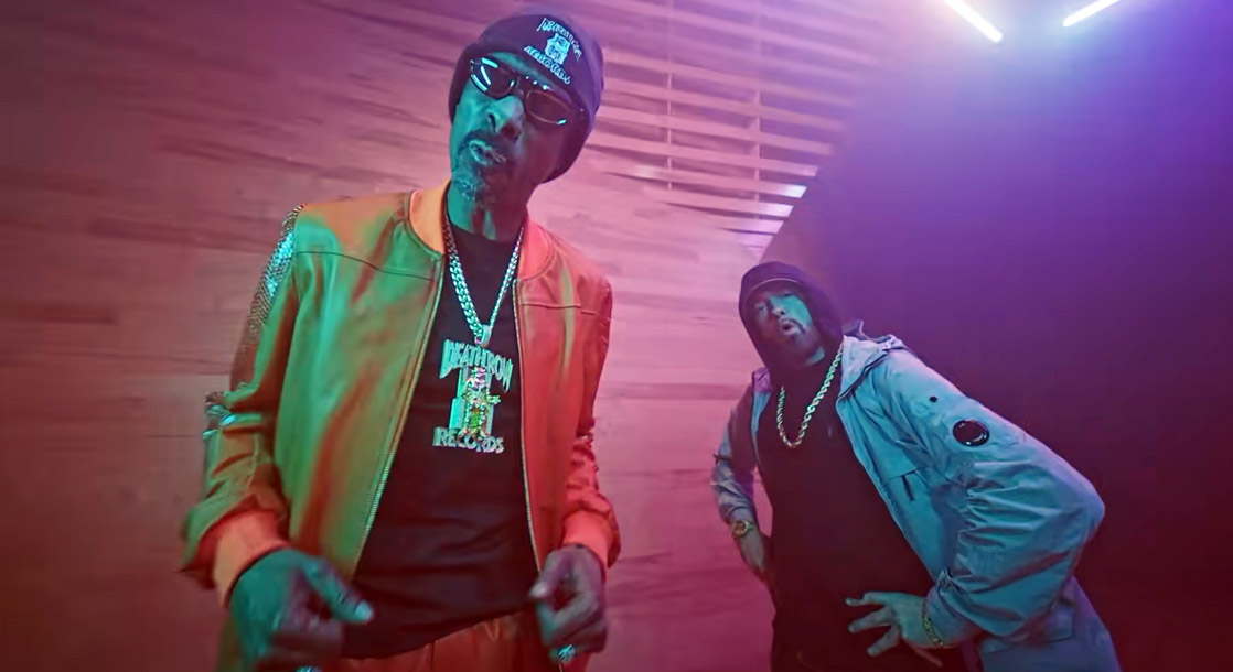 Snoop Dogg and Eminem Drop a New Video That’s All About Smoking Uber-Dank Weed
