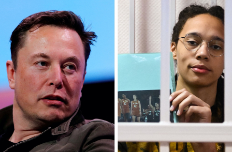 Elon Musk Says It’s Hypocritical to Free Brittney Griner But Not US Pot Prisoners