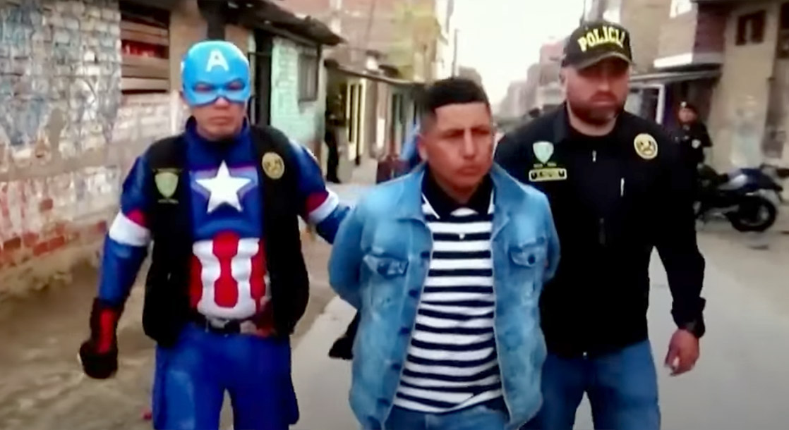 Peruvian Police Dress Up as Marvel Superheroes to Bust Drug Dealers