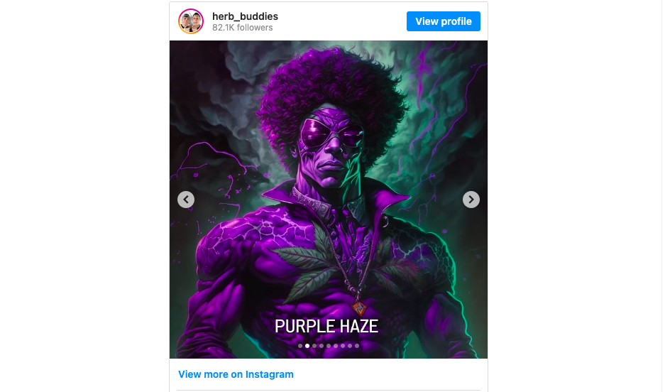 New AI Weed Art Turns Iconic Weed Strains Into Superheroes and Villains