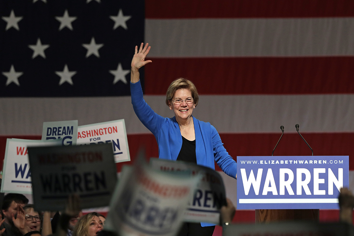 Elizabeth Warren Wants to Stop Amazon and Big Tobacco From Monopolizing the Weed Industry