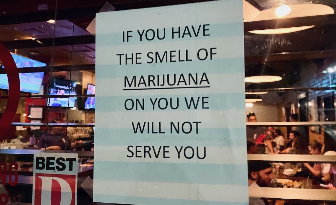 A Dallas Restaurant Is Refusing to Serve Anyone Who Smells Like Weed