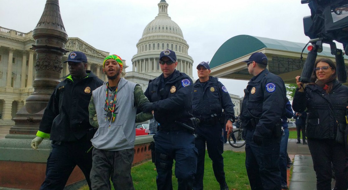 Four Cannabis Activists Arrested at Washington D.C. Smoke Out Protest