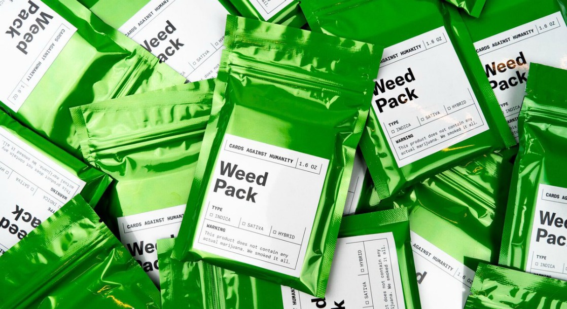 “Cards Against Humanity” Is Raising Money to Legalize Cannabis with a “Weed Pack” Game Addition
