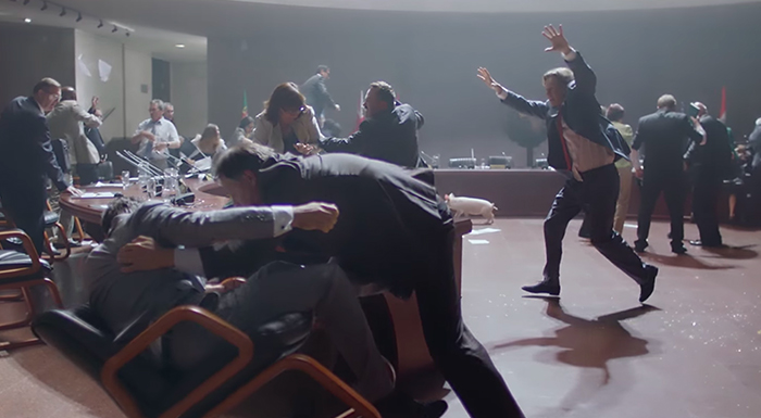 World Leaders Rap Battle in DJ Shadow’s “Nobody Speak” Video