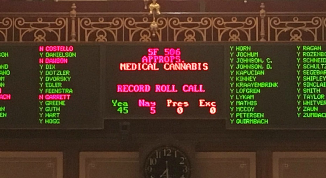 Iowa Lawmakers Passed Last Minute Legislation to Expand Medical Marijuana Access