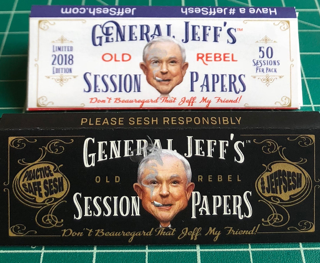 Legalization Advocates Go Viral with Jeff Sessions Rolling Papers