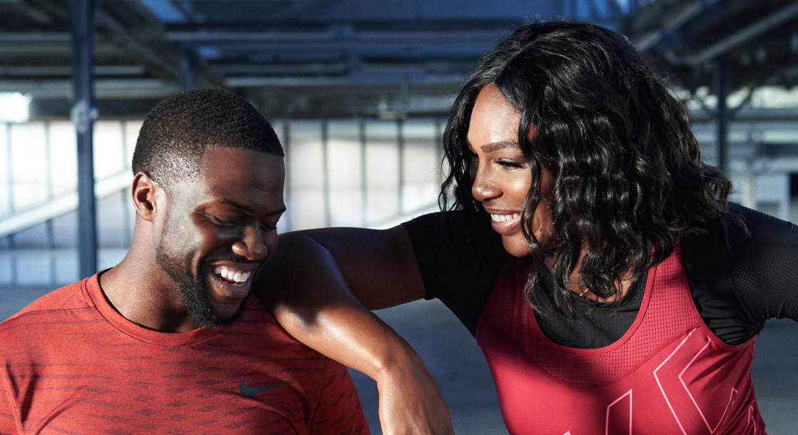 Kevin Hart & Serena Williams Create A Workout For The Nike+ Training App