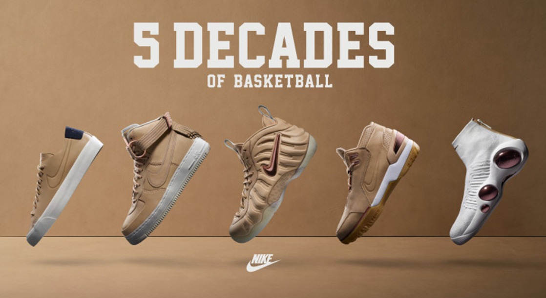 Nike and Kith Celebrate Hoops and Style with “5 Decades of Basketball” Pack