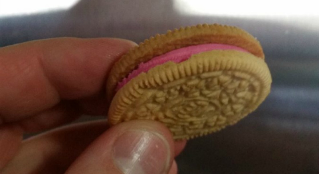 Oreo’s New Peep-Flavored Easter Cookies are Turning Tongues, Saliva, and Everything Else Bright Pink