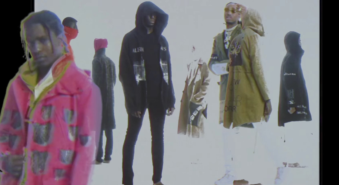 A$AP Rocky, Playboi Carti & Quavo’s “RAF” Music Video Doubles As a Fashion Show