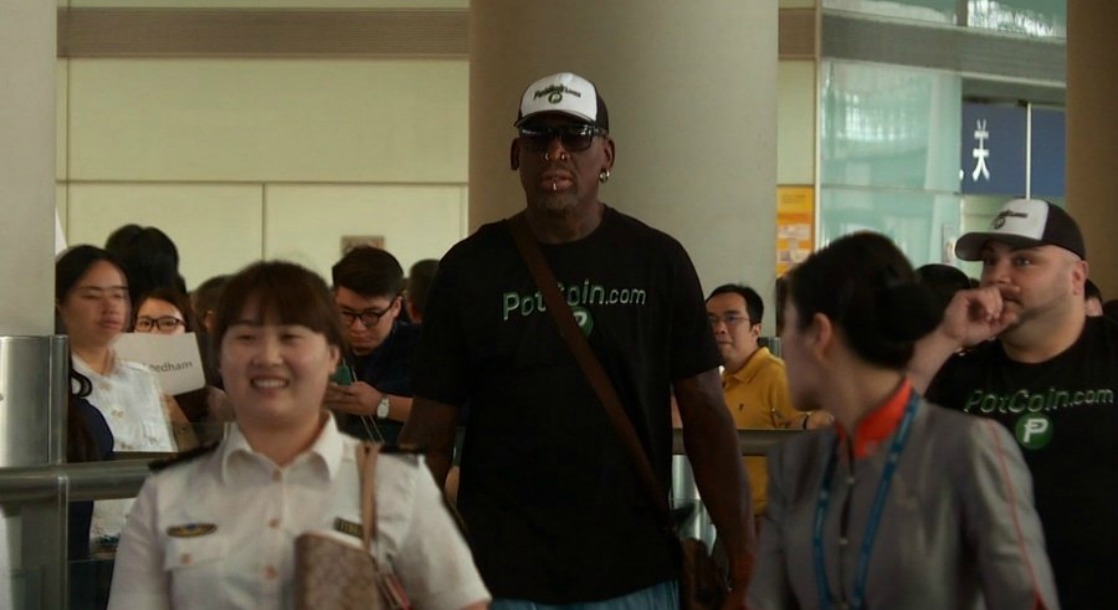 Dennis Rodman’s Latest Trip to North Korea Is Sponsored by PotCoin, a Cannabis Crypto-Currency
