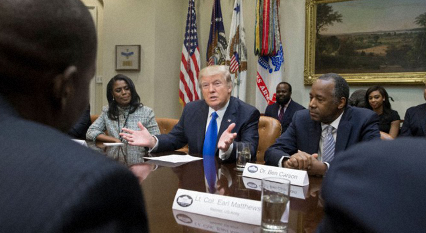 The Big-League Fail That Was Trump Discussing Black History Month