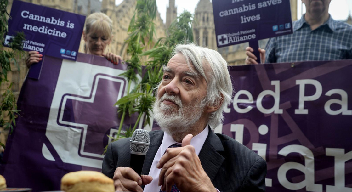 Three British MPs Join Medical Cannabis Protest Outside of U.K. Parliament