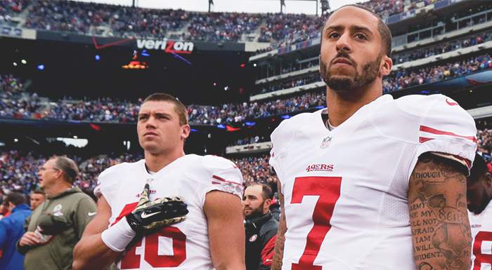 U.S. Military Vets Show Support for Colin Kaepernick