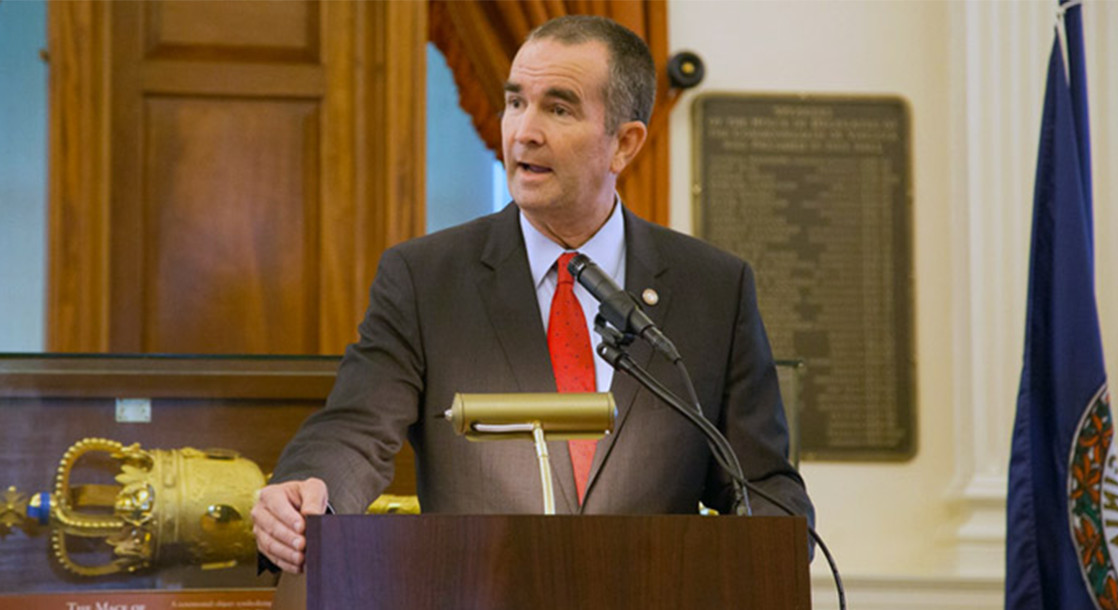 Virginia’s Lieutenant Governor Ralph Northam Calls on State to Decriminalize Marijuana Possession