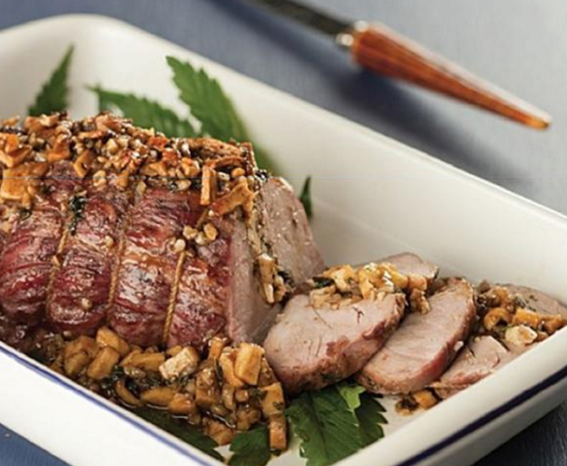 Baked to Perfection: Become a BBQ Boss with Cannabis Leaf Stuffed Roast Pork Loin