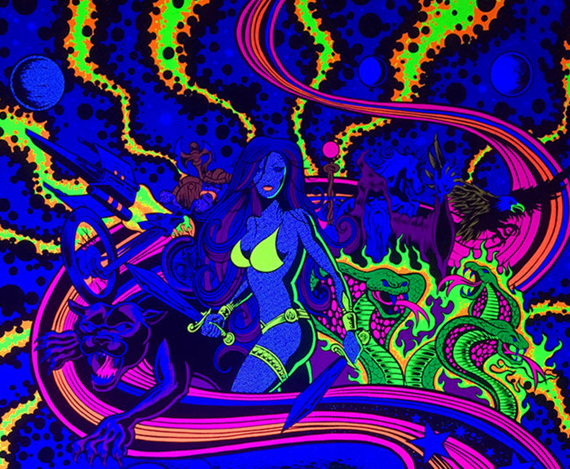 Incandescently Lit in 2017: The New Blacklight Poster Revolution