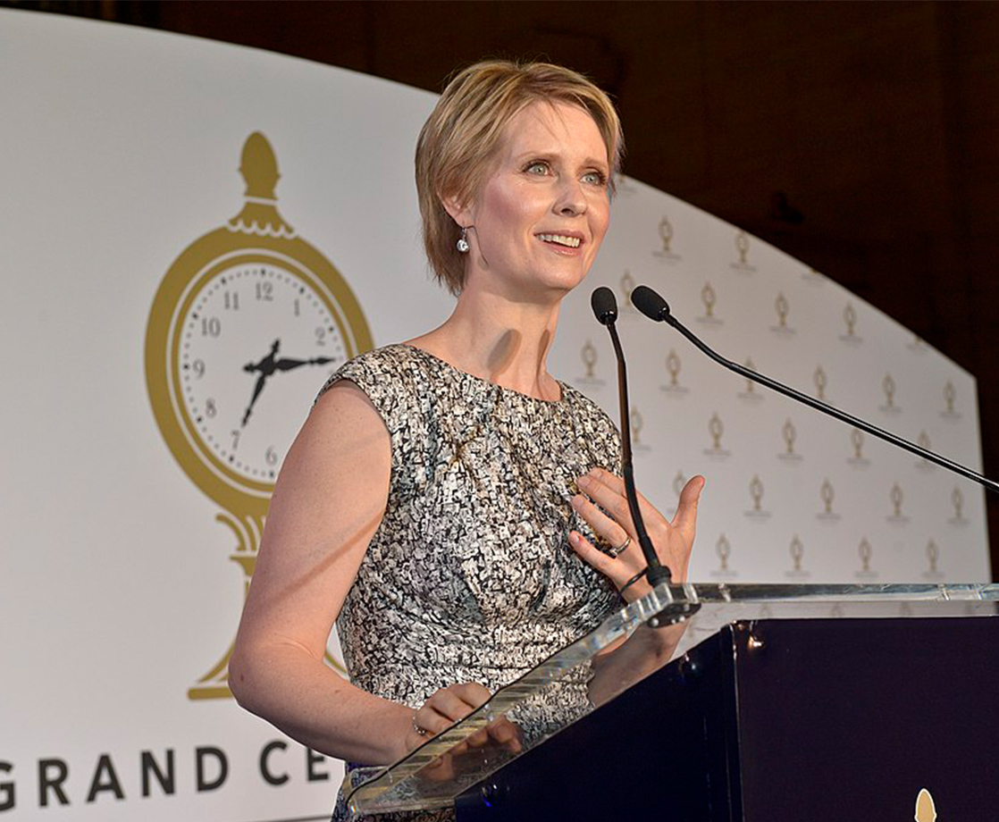 Cynthia Nixon, Democratic Candidate for New York Governor, Supports Legal Weed