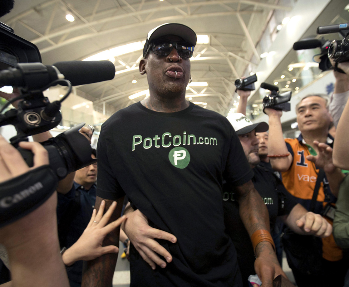 Dennis Rodman Wants to Attend the North Korean Summit with Help from PotCoin
