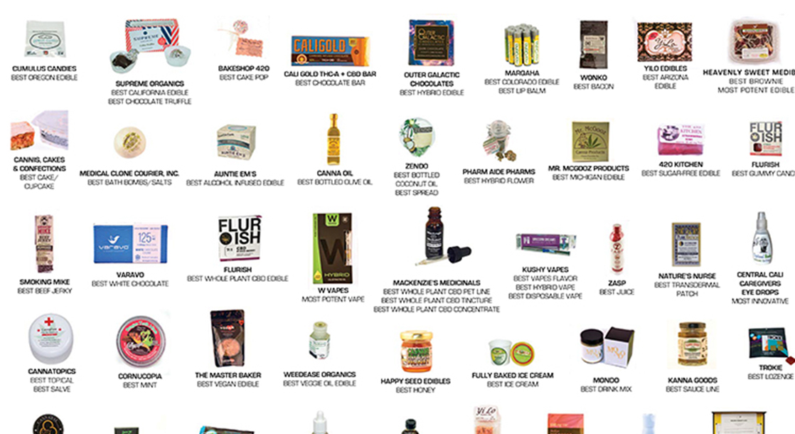 A Look at the Most Mouth-Watering Weed Products from the Edibles List Awards