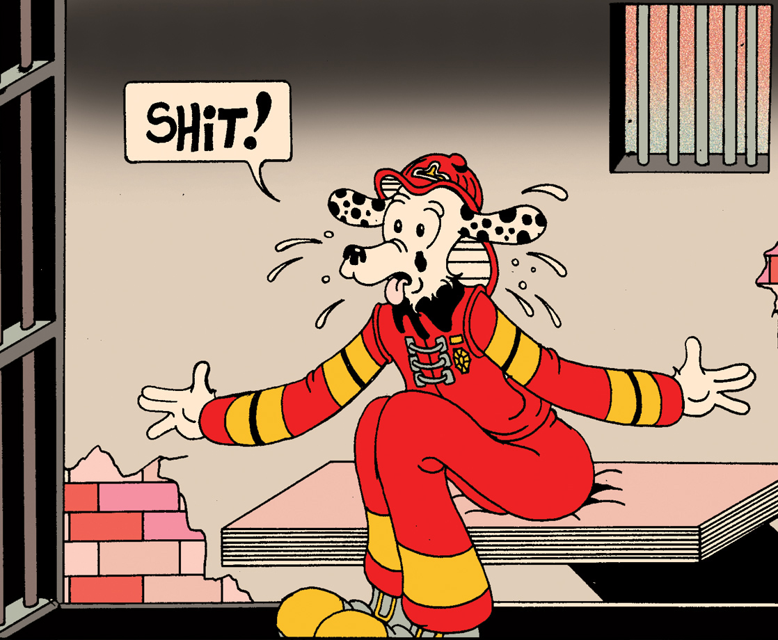 Frisbee F.D. Goes to Jail for Smoking Weed in This Week’s Comic