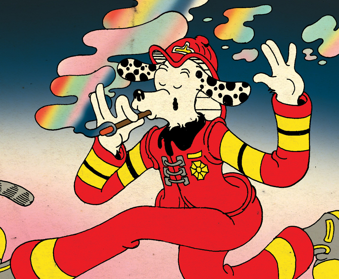 Frisbee F.D. Goes on Pot Patrol with a California Canine Cop in This Week’s Comic